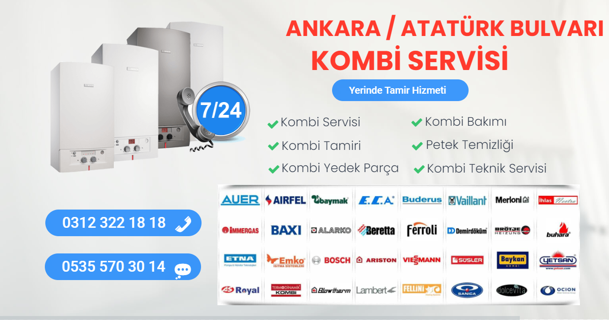 atatürk bulvarı kombi servisi