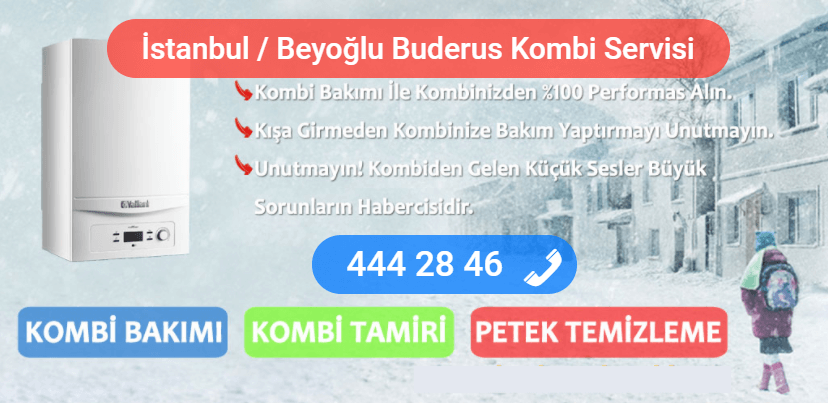 beyoğlu buderus kombi tamiri